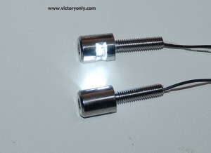 victory Bolt LED License Plate Stainless victory motorcycle parts and accessories