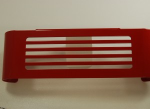 Oil Cooler Cover BAR DESIGN RED PRE 2007