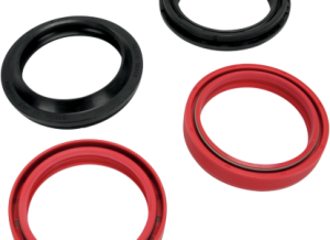 •Seal profile is engineered to create equal pressure in each seal lip; equalized seal pressure creates less drag and longer seal life