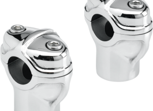 MATERIAL Steel MODEL Gordo PACKAGING Pair RISE/HEIGHT 2" SIZE OF BAR 1" SPECIFIC APPLICATION No STYLE Dual Top Clamp,Replacement TYPE Riser Set