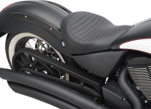 08101602 solo seat low profile classic stitch no backrest hammer gunner