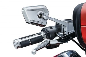 Bahn 1768 Chrome Mirrors (1768) by Bahn by Kuryakyn - Ornate styling fused with function. Stylish high quality forged and machined