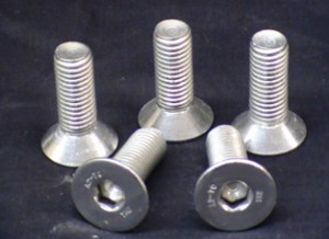 Drive Pulley Bolt Kit, Chrome