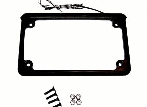 LED Illuminated Plate Frame w/ mounting hardware, Black