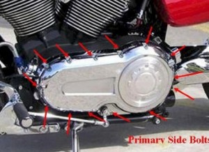 Primary Side Bolt Kit, Black
