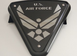 Cheese Wedge Engine Cover Victory Motorcycle Air Force 004