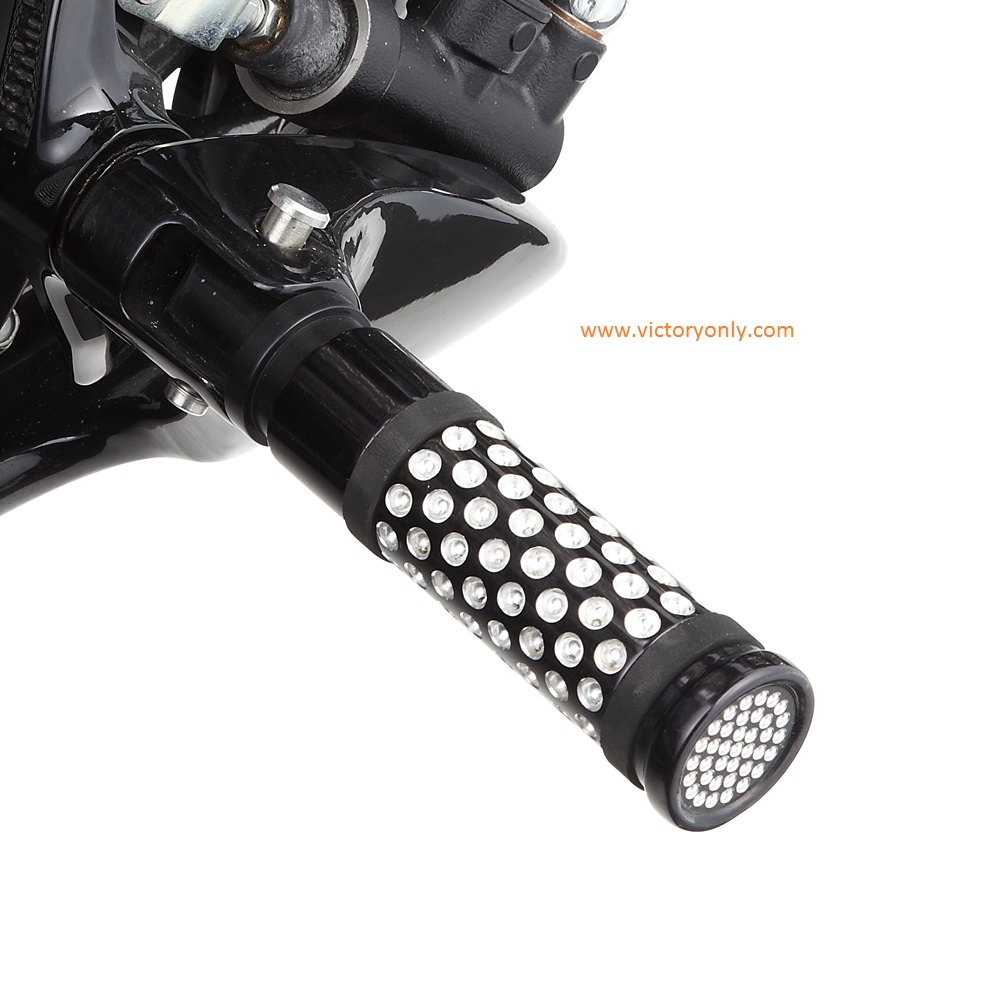 Foot Pegs Hole Shot Spring Loaded Footpegs - Black Victory ...