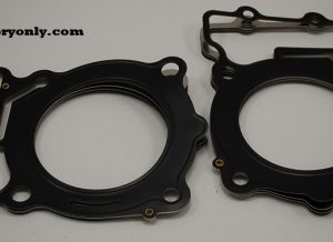 Quality materials developed for maximum performance tolerances and longevity; available in several thicknesses and materials MLS (Mutli-Layer Steel) head gaskets promote an even torque load across the gasket sealing surface utilizing LCE (Load Control Embossments), providing less bore distortion and better piston ring seal for more power Sold as a pair Center or shim layer is uncoated stainless steel, which can be varied to accommodate multiple thickness requirements Outer layers are embossed and coated on both sides with Viton to meet the demands of a variety of harsh sealing environments, load conditions, and surface finishes Coolant hole on deck / head surface correct gasket embossment Bore of 101 Mm or 97 mm