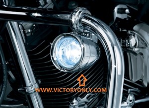 DRIVING LIGHT HIGHWAY BAR MOUNTED KIT CHROME