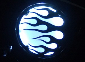 Lighted Engine Cover, Flame