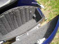 Pro Fit Hard Saddle Bag Liner Kits for Victory CrossRoads, CrossCountry, CrossCountry Tour Cross Country Tour Trunk and Vision Trunk Kits are easy to install and include all that you will need to get a quality finish. We have included the custom cut pieces to cover the interior of your bags and lids with professional grade lining along with a professional adhesive to ensure your high quality interior withstands the rigors of the road.