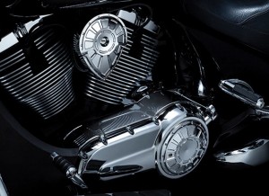 chrome primary engine cover