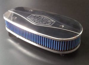 Designed to dramatically increase airflow and smooth out intake turbulance, Lloydz Airbox is polished billet aluminum and comes with a hi-flow, reusable filter. The airbox's intake ports are radiused to smooth and increase air flow for optimum HP. The base comes equipped with sensor mount and is nitrous-ready.