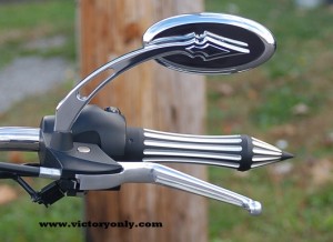 mirrors victory motorcycle custom chrome billet vegas hammer JACKPOT kingpin gunner highball boardwalk judge 8 ball mirror arm left right mirror sets replacement victory only custom parts and accessories online