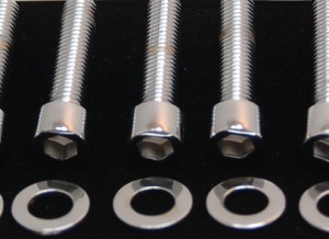 Drive Pulley Bolt Kit Chrome Allen