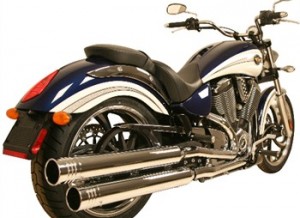 Victory Motorcycle slip on pipes