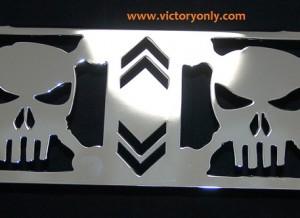 Oil Cooler Cover SKULL RAW Up to 2007