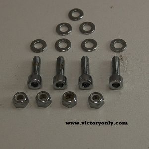 LICENSE PLATE BOLT SET CHROME