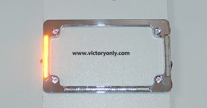 victory motorcycle parts License Plate frame Chrome Turn Signals & Brake Light