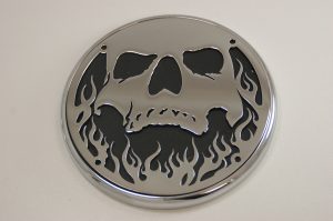 Engine Cover Victory Skull and Flame