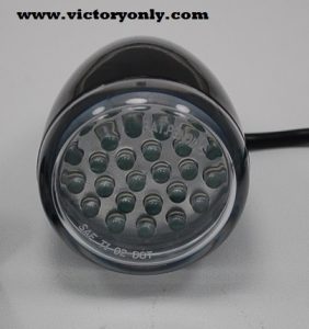 02425 black led bullet light victory motorcycle