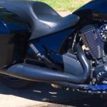 10 gauge saddlebag latches installed victory cross country motorcycle