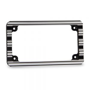 License Plate Frame - Black Contrast Cut