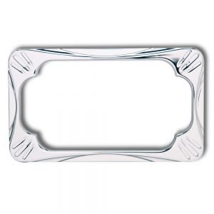Arlen Ness Beveled License Plate Frame Black 12-144* Arlen Ness Beveled License Plate Frame Black 12-144*