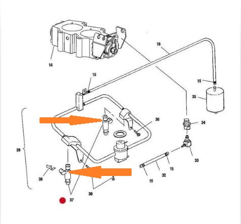 O-RING ONLY SOLD EACH INJECTOR SOLD SEPERATELY