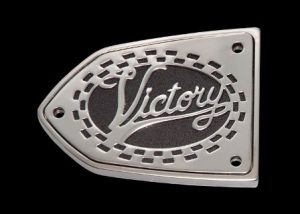 Reservoir Cover Victory Clutch or Brake Side Victory motorcycle Script Logo