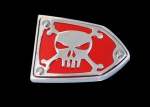 Reservoir Cover Skull and Bones Clutch or Brake Side