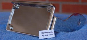 LED Illuminated Plate Frame w/ mounting hardware, Chrome