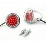 LED Bullet Light and bolt kit (pair), Red