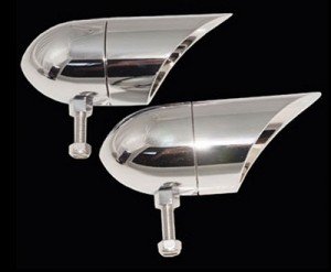 Bullet Lights, Large Curve Bezel, Chrome Body