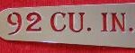 Side Cover, 92 CU In 