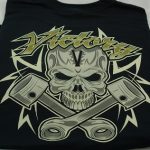 Tshirt Victory Skull Piston Black