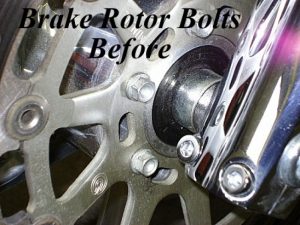 Brake Rotor Bolts-Chrome