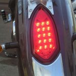 Tail light Red Installed on a Victory Kinpgin Motorcycle