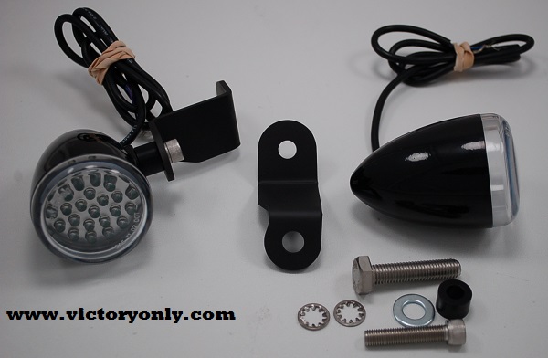 Driving Kit Low Down Chrome, Black Victory Motorcycle Parts for Victory Bikes