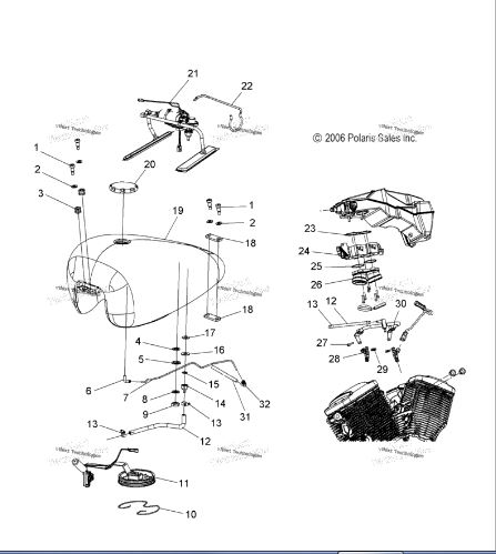2520245 FUEL FILTER VICTORY CLASSIC / TOURING CRUISER