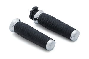 Thresher Grips for Victory - Chrome & Satin Black