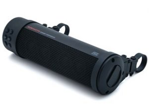 Description: Road Thunder Sound Bar Plus, Satin Silver With 300 watts of peak power and increased versatility thanks to an integrated USB charging port, the Kuryakyn Road Thunder Sound Bar Plus takes handlebar-mounted audio to a new level. An internal 4-channel amp powers two 2" x 3" full-range speakers with dual voice coils and four high-frequency 1" silk dome tweeters with N42 grade magnets for powerful distortion-free sound at any volume level. Durable IP66-rated housings are weather-resistant, while built-in heat sink and self-protection circuit combat excessive heat and over/under voltage regulation. An internal 3.0 Bluetooth receiver allows wireless connectivity to any Bluetooth-enabled smartphone or music device, and auxiliary input and output ports connect standard devices via 3.5 mm cable. Includes power, ground and ignition wire for easy disconnect. Peak music power 300 Watts Two 2" x 3" full range speakers with dual voice coil Four 1" silk dome tweeters with N42 grade magnets for higher power handling Amplifier 4 x 19WRMS, Max 4 x 23W Integrated 3.0 Bluetooth receiver with automatic pairing via NFC Integrated water-resistant 1.0 Amp USB charging port in end cap Auxiliary 3.5mm input in end cap for connecting devices via cable Auxiliary 3.5mm output in end cap for connecting an external amp or additional sound bar Speaker Dimensions: 10.6" long x 2.9" diameter, Bracket measures 6" long x 3" in diameter Universal articulating mounting clamps fit virtually any bars between 7/8" and 1-1/4", brackets are patent pending Power, ground, ignition wire with connector for easy disconnect All weather construction for use on any vehicle - weather-resistant in accordance with IP66 rating Built-in self-protection circuit and heat sink *PLEASE NOTE: Volume output for the MTX Road Thunder Sound Bar Plus is dependent on the quality of the input source, particularly when connecting via Bluetooth. Some input devices will benefit from the use of a volume booster. If you are experiencing volume output issues, please visit the Apple or Android app store and search for “volume boosters." Fitment: 7/8" through 1-1/4" Bars