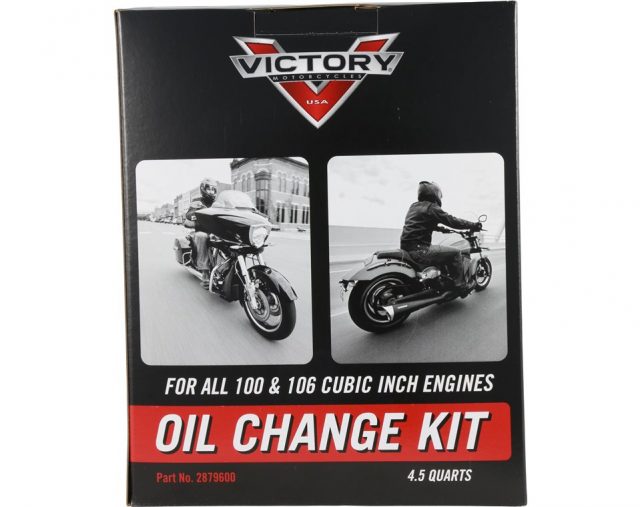 2879600 Victory Motorcycle Oil Change Kit OEM 100 106 Motors Victory