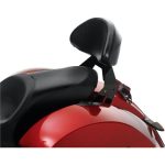 Spoil your passengers and hit the open road with this high style and high comfort backrest. It can be installed or removed in just seconds without tools, allowing you to quickly convert from two-up comfort to solo style quickly and easily. The support is available in either brilliant chrome or black finish to complement your bike’s finish, and the padded support is contoured for added comfort and passenger security.