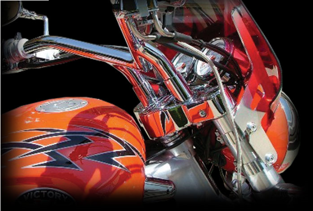  risers are popular for stock Hammer V-bar owners in particular