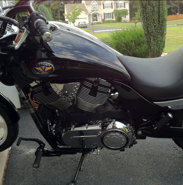 Victory 4 inch Forward Controls Kit Black Jackpot Vegas Hammer Gunner