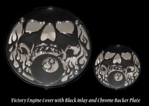 Engine Cover, Skull and 8Ball