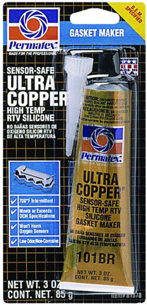 81878 Ultra Copper® Maximum Temperature RTV Silicone Gasket Maker