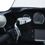 Drink Holder with Perch Mount in Chrome or Black