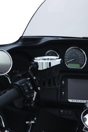 Drink Holder with Perch Mount in Chrome or Black - Image 2